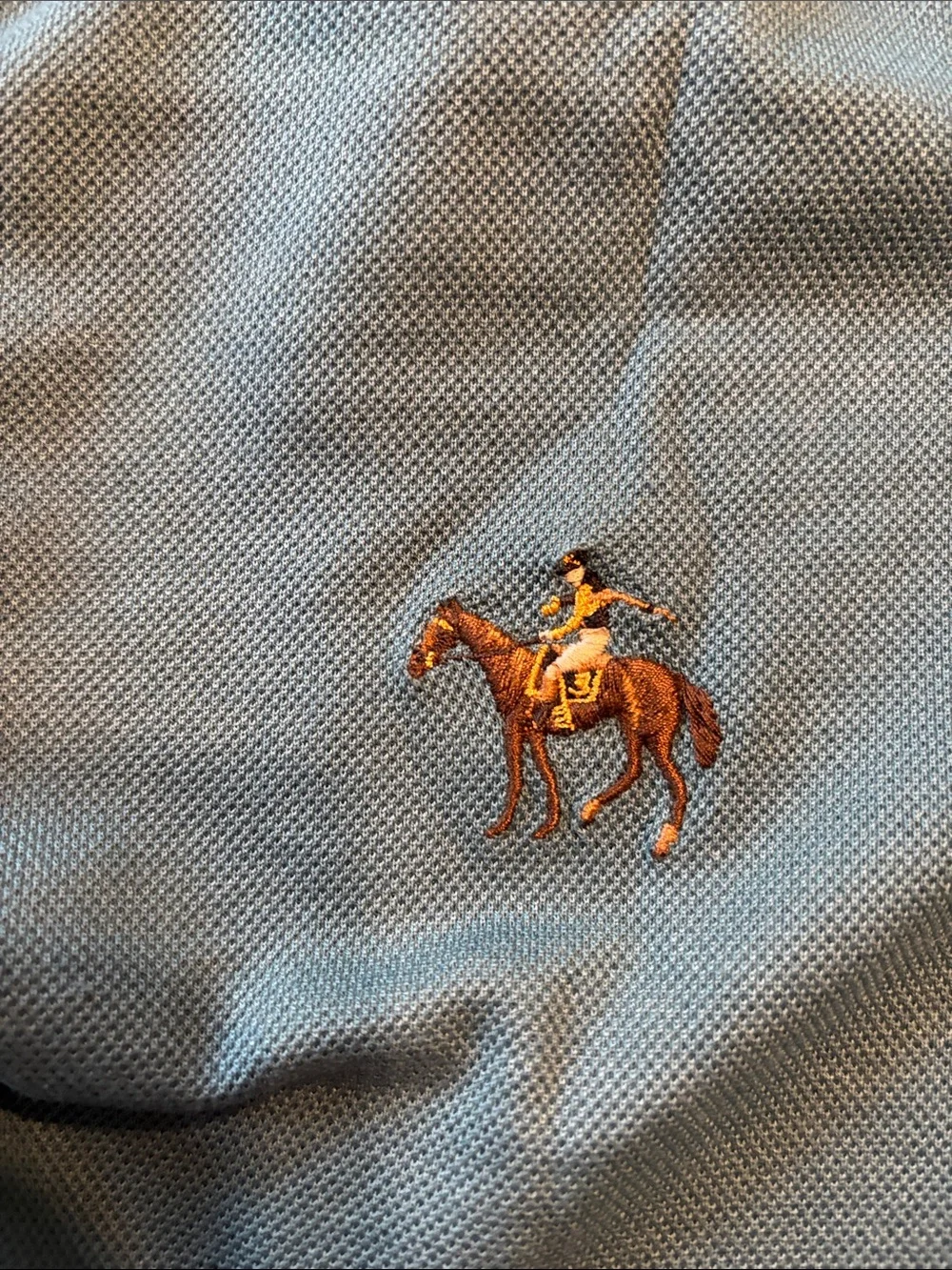 Ralph Lauren Purple Lable Men’s Slate Blue Polo with Signature Pony, size XXL